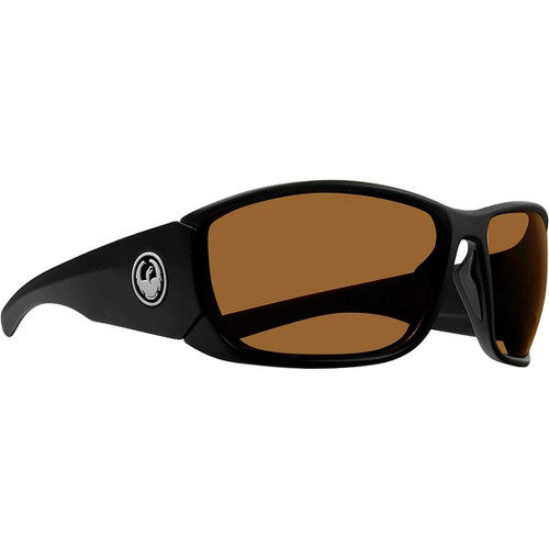 Dragon Alliance Tow In H2O Floatable Sunglasses in Matte Black with  Polarized Amber Lenses