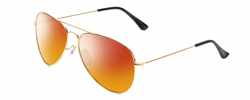 Prive Revaux Commando Unisex Pilot Polarized Sunglasses in Champagne ...