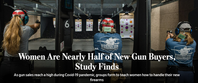Study: Nearly half of new gun buyers are women Study: Nearly half of new gun buyers are women