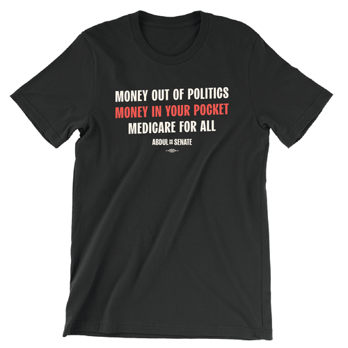 Medicare For All (Unisex & Women's Black Tee)