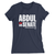 Abdul For US Senate - Stacked (Unisex & Women's Navy Tee)