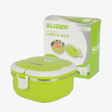 Stainless Steel Insulated Square Lunch Box Set of 3 for Kids & Adult ...