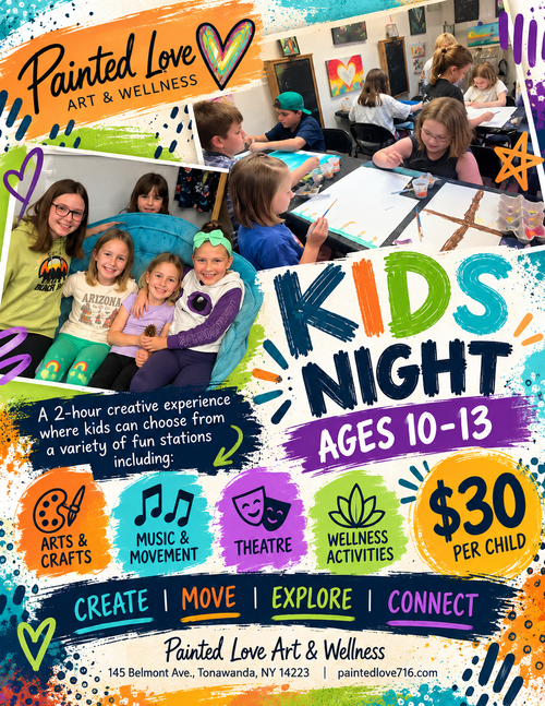 Kid’s Night Ages 10-13, October 23rd 6pm-8pm 