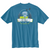 Carhartt Men's Graphic Tee- Blue Lagoon
