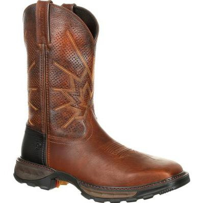 STEEL TOE VENTILATED PULL-ON WORK BOOT