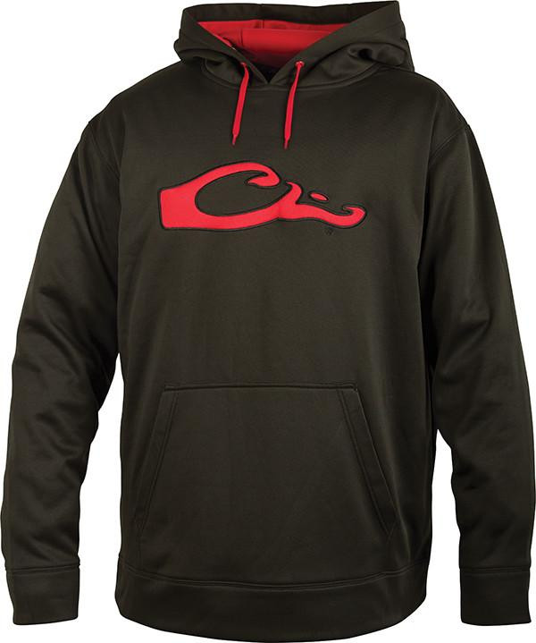 Performance Hoodie Black/red