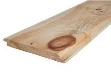 1" x 8" V-Rustic #2 Common KD Pine