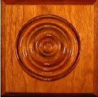 27/32" x 3-1/2" Oak Square Edge Bullseye