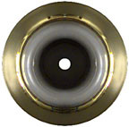 WALL DOOR STOP SOLID BRASS