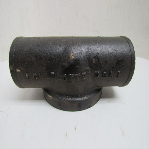 4" NO HUB TEST TEE