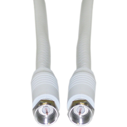 CABLE COAX RG6 WHITE *FOOT*
