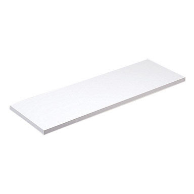 12" x 72" White Melatex Shelving