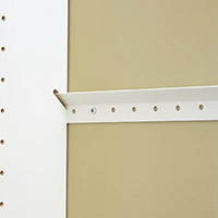 EZ TRAC 48" RAIL WHITE