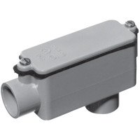 1" PVC LB Condulet W/ Cover &amp; Gasket