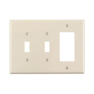 COMBINATION PLATE LIGHT ALMOND