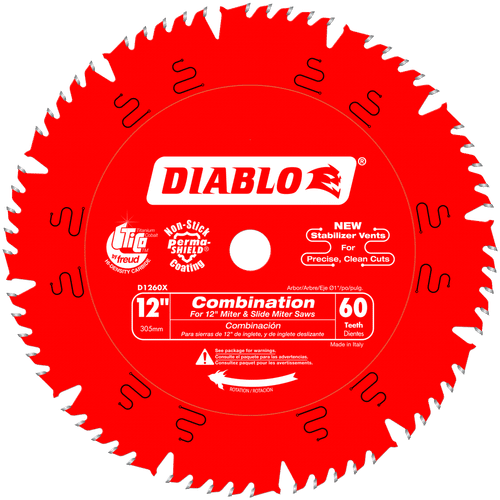 DIABLO 12" X 60T COMBO
