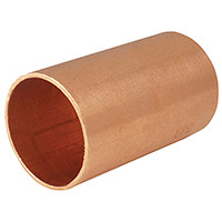 COPPER 1/2" COUPLING WITH STOP