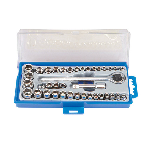 1/4" SOCKET SET SAE/METRIC 40PC
