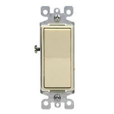 DECORA 15A SWITCH SGL POLE IVORY