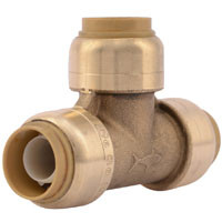 SHARKBITE 1/2" TEE SXSXS