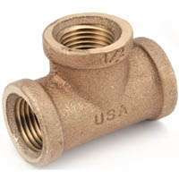 BRASS TEE 1/4"