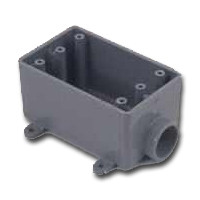 1G Outdoor PVC Box 1-Hole 3/4"