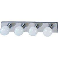 VANITY LIGHT 4-BULB BAR CHROME