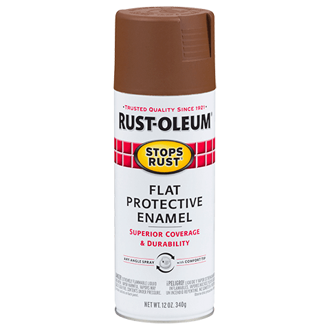 Rustoleum Spray Brown Flat