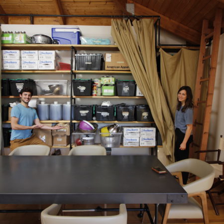 Kitchedn and general storage shelves