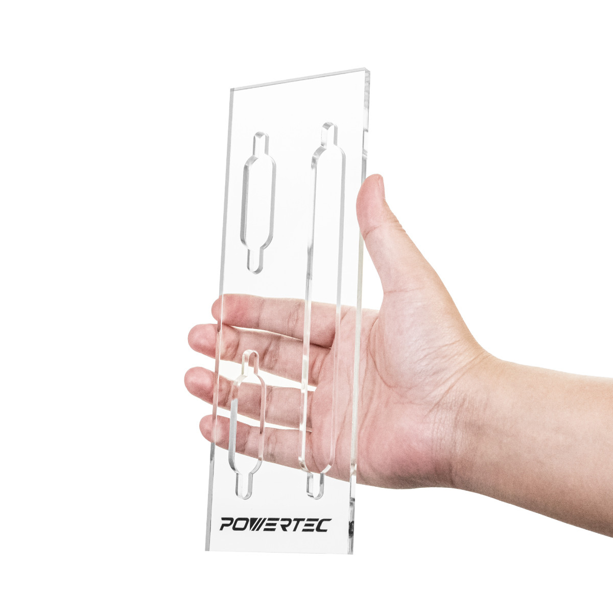 Inlay TemplatePicture Hanging Keyhole Slot Jig POWERTEC Woodworking