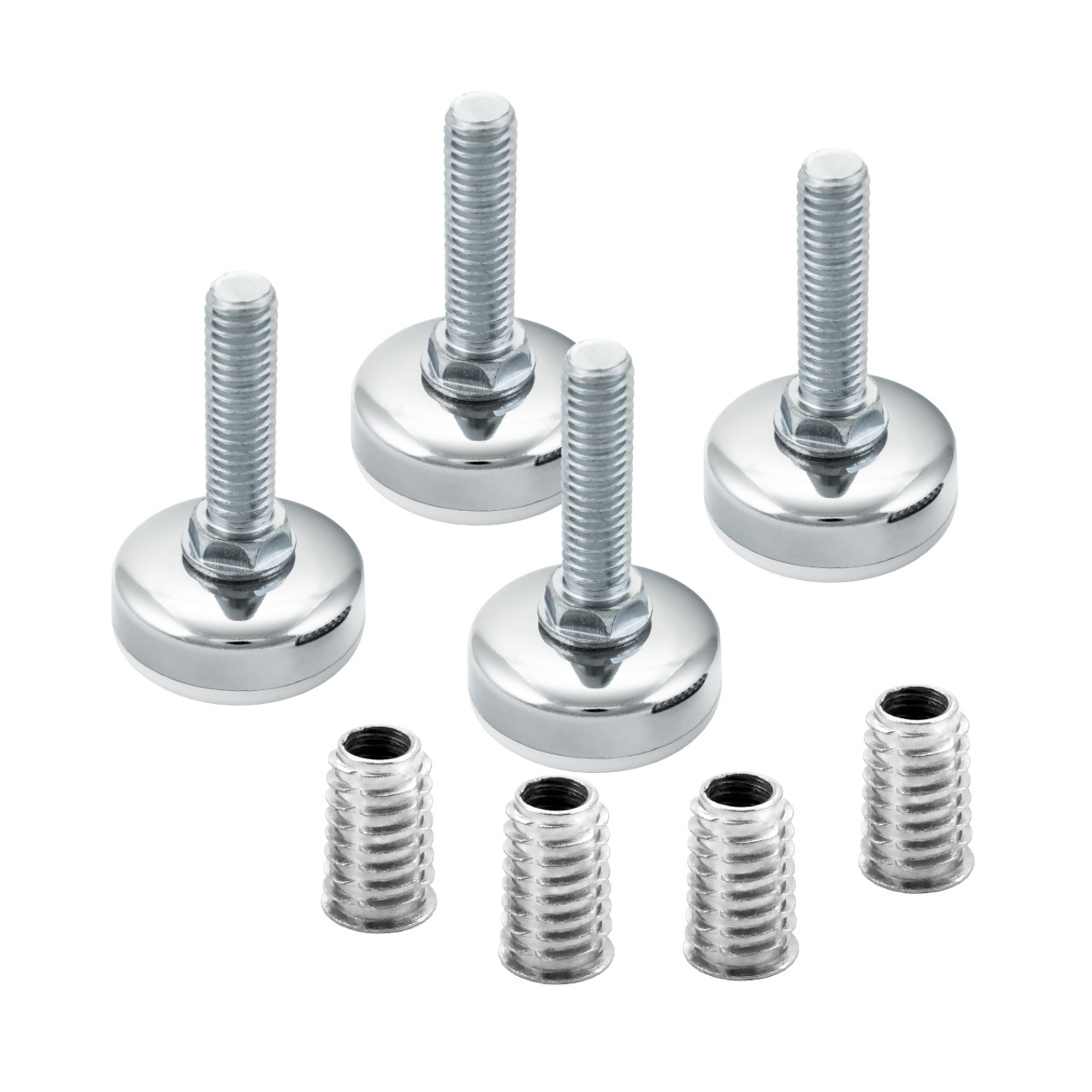 10mm Round Screw On Purse Feet - Set of 4 - So You Need Hardware