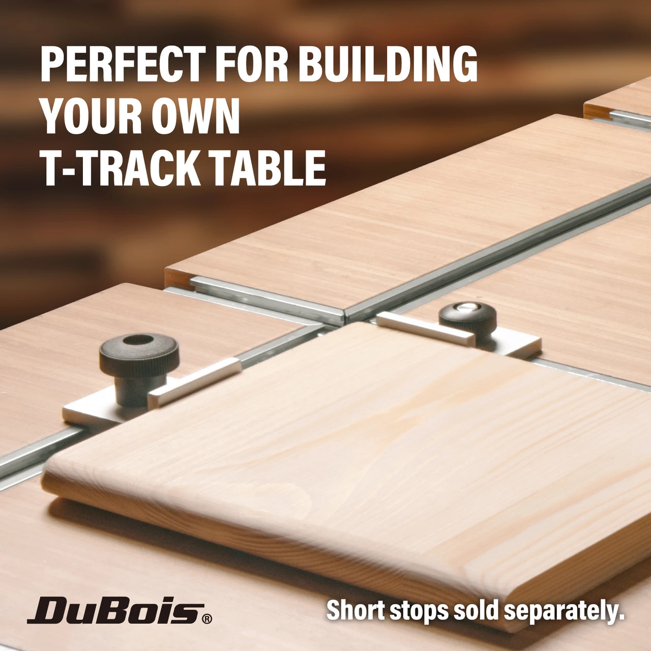 DuBois 51019 T-Track Table System Kit for T-Track Table w/ 2 Hold Down ...