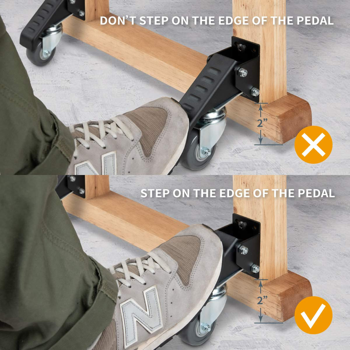 17001 Workbench Caster Kit With Multi Mounting Options Pack Of 4