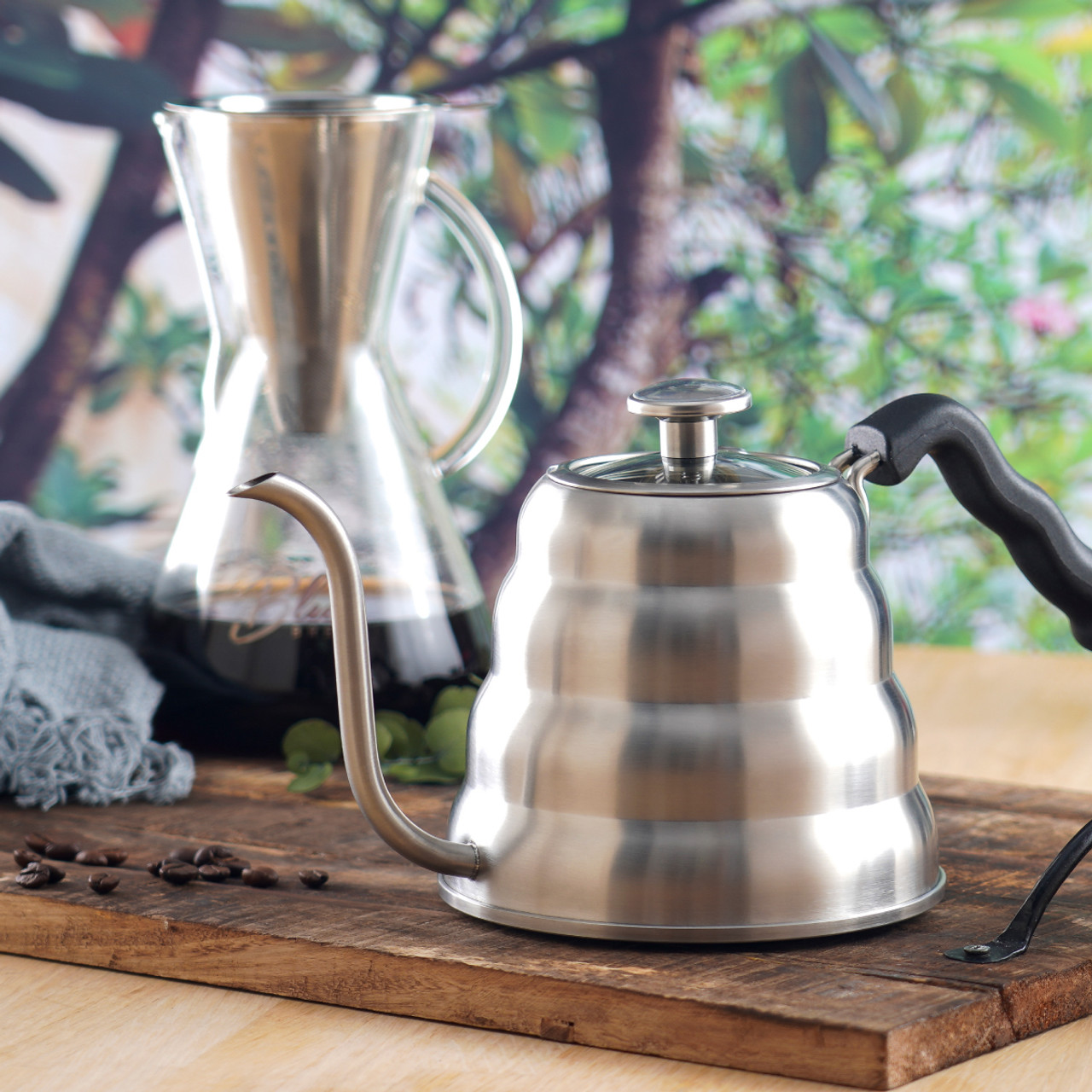 Pour Over Coffee Kettle with Thermometer