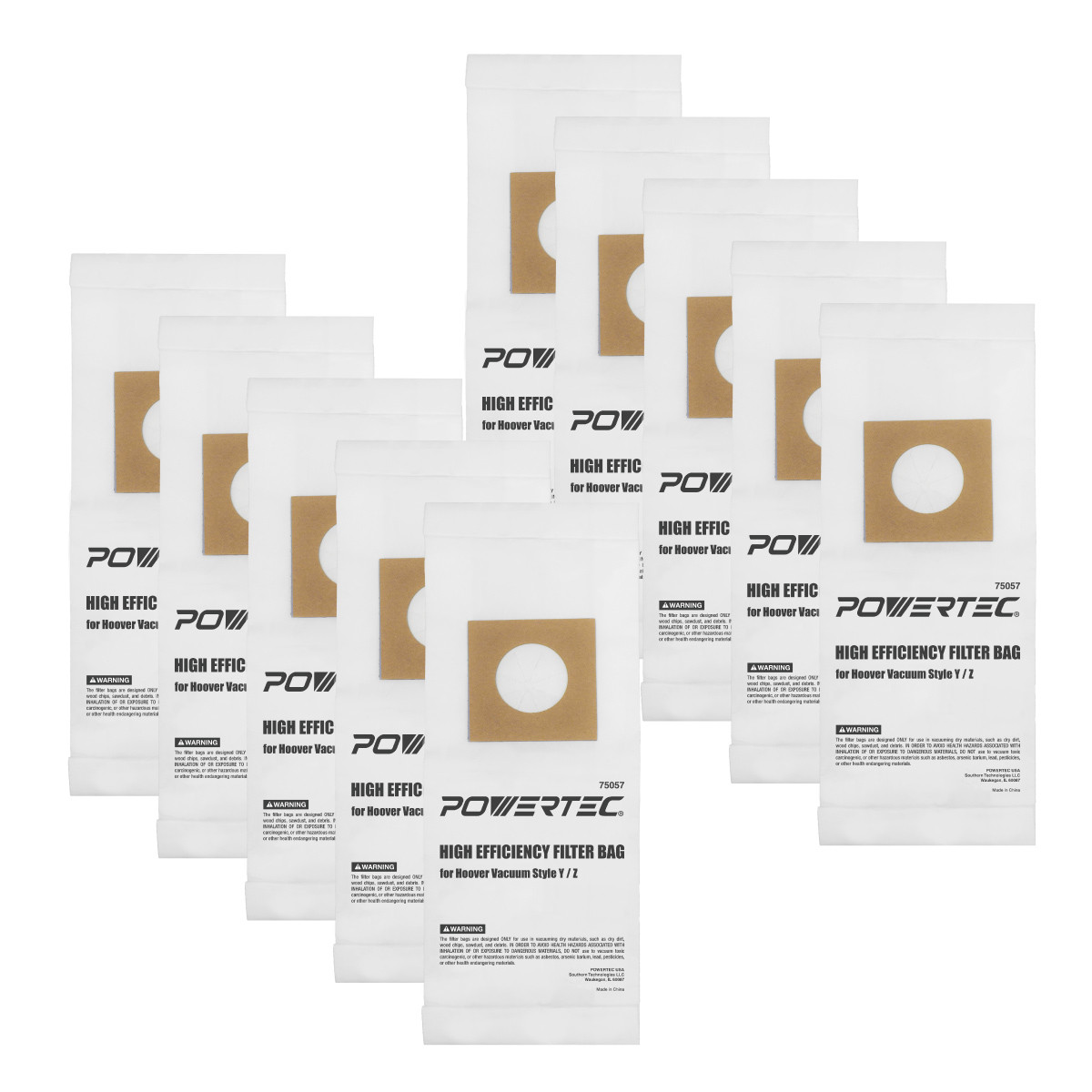 Hoover Y/Z Type Vacuum Replacement Bags 