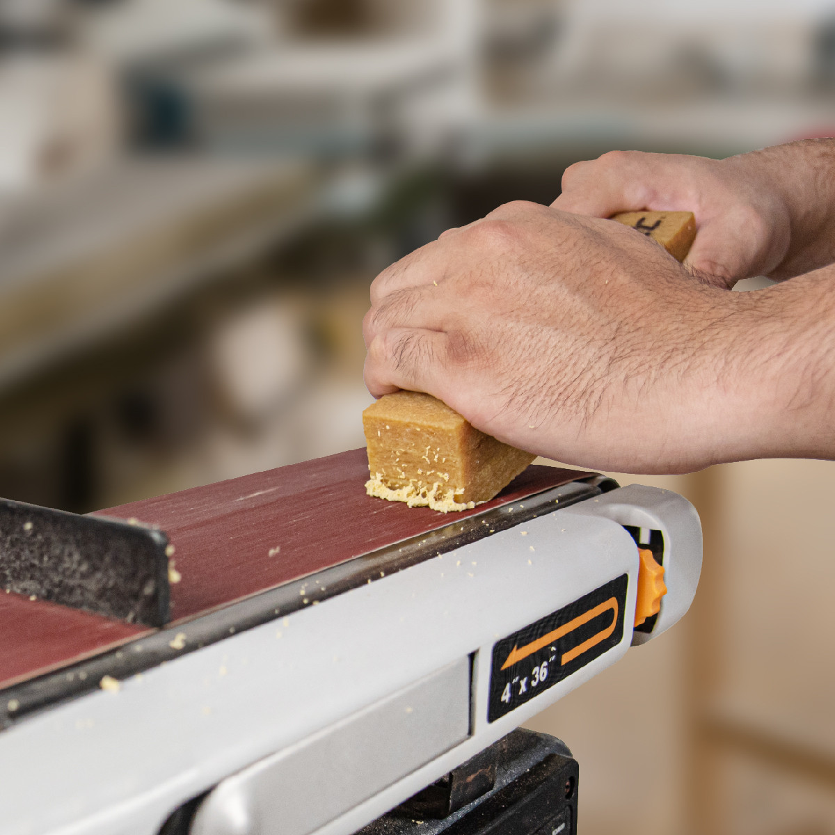 Dura-gold Abrasive Cleaning Stick For Sanding Discs, Sandpaper Belts, Skateboards - 8" Long Natural Rubber Eraser Stick - Grip Tape Cleaner, Dirt, GR - View #6