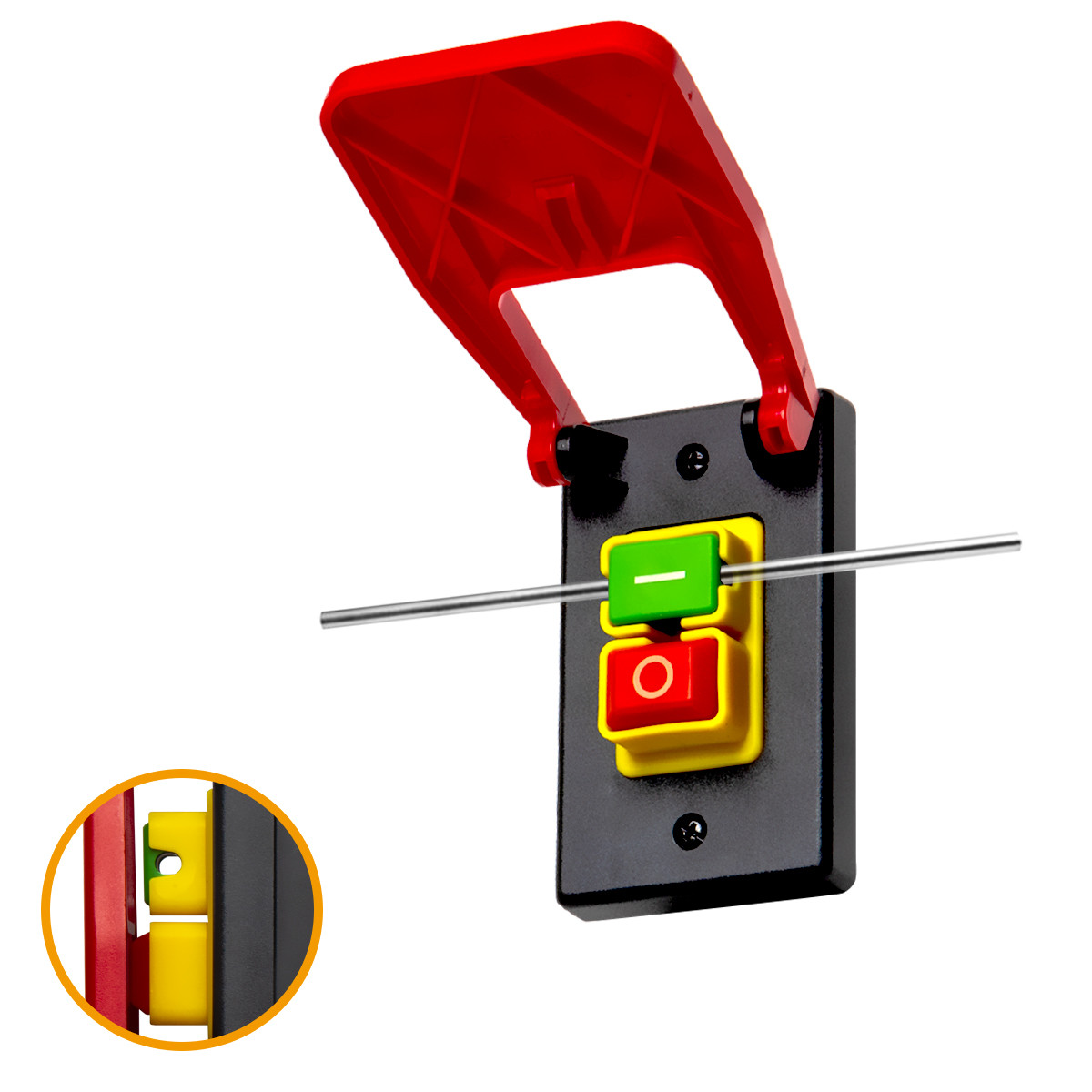 Magnetic Table Saw Safety Paddle Switch 230V | POWERTEC Woodwork