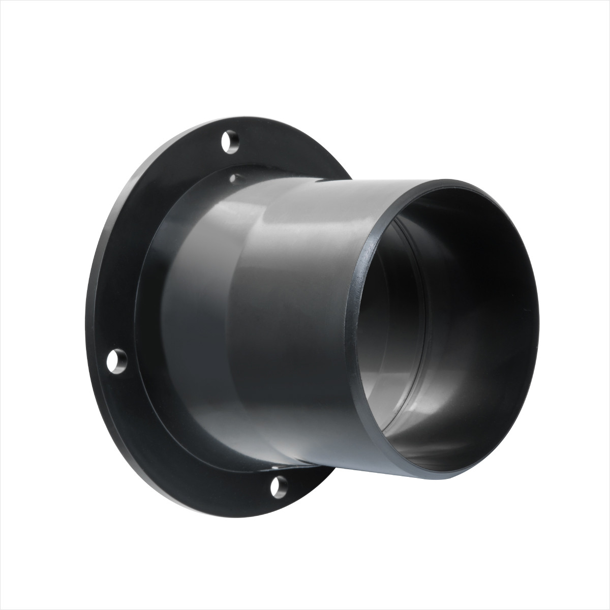 Dust Port Inlet Flange, 2.5-Inch OD Opening for Flexible Hose