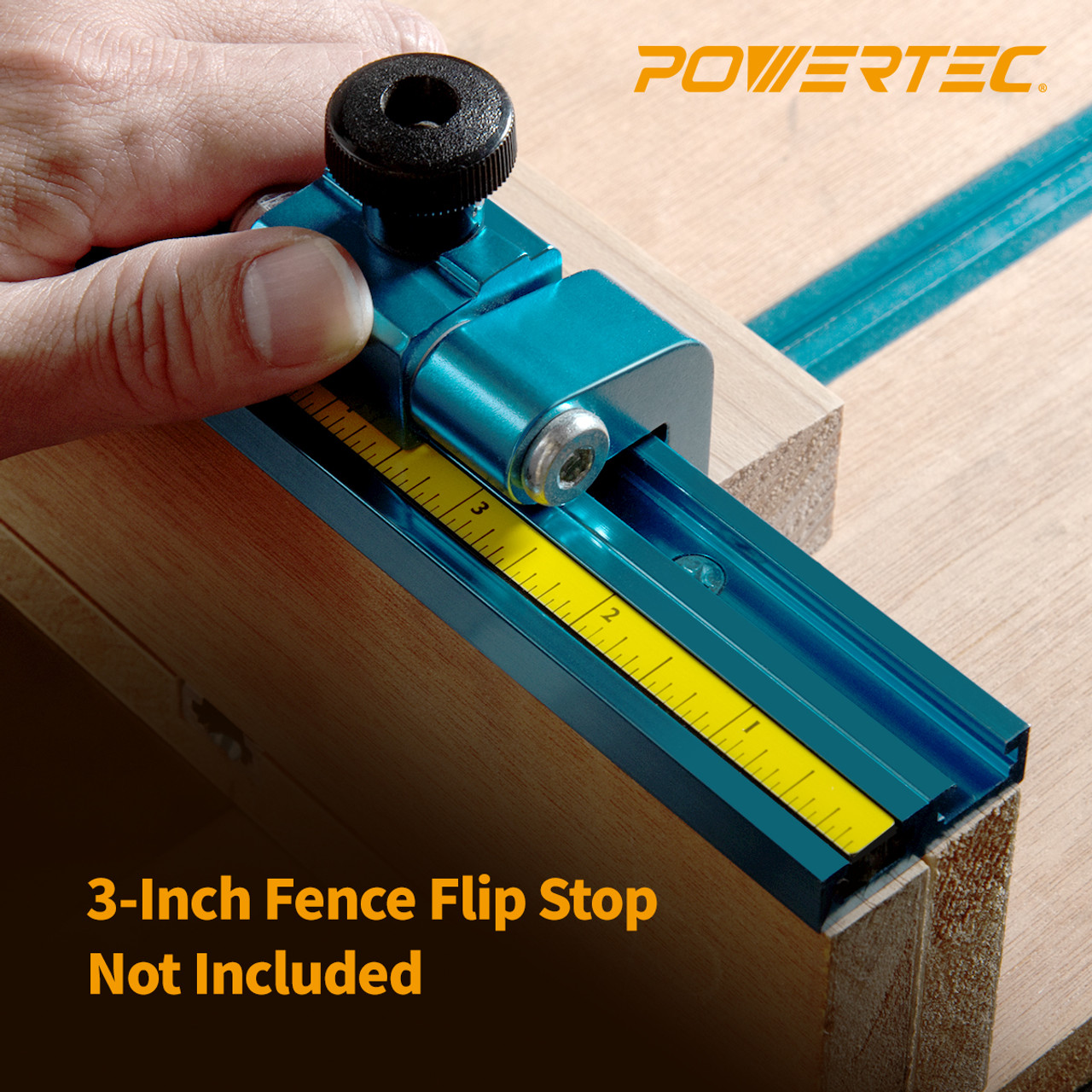 POWERTEC 71134 4 ft. L x 5/16 in. W x 1/128 in. Thick Right to Left Self-Adhering Tape Measure