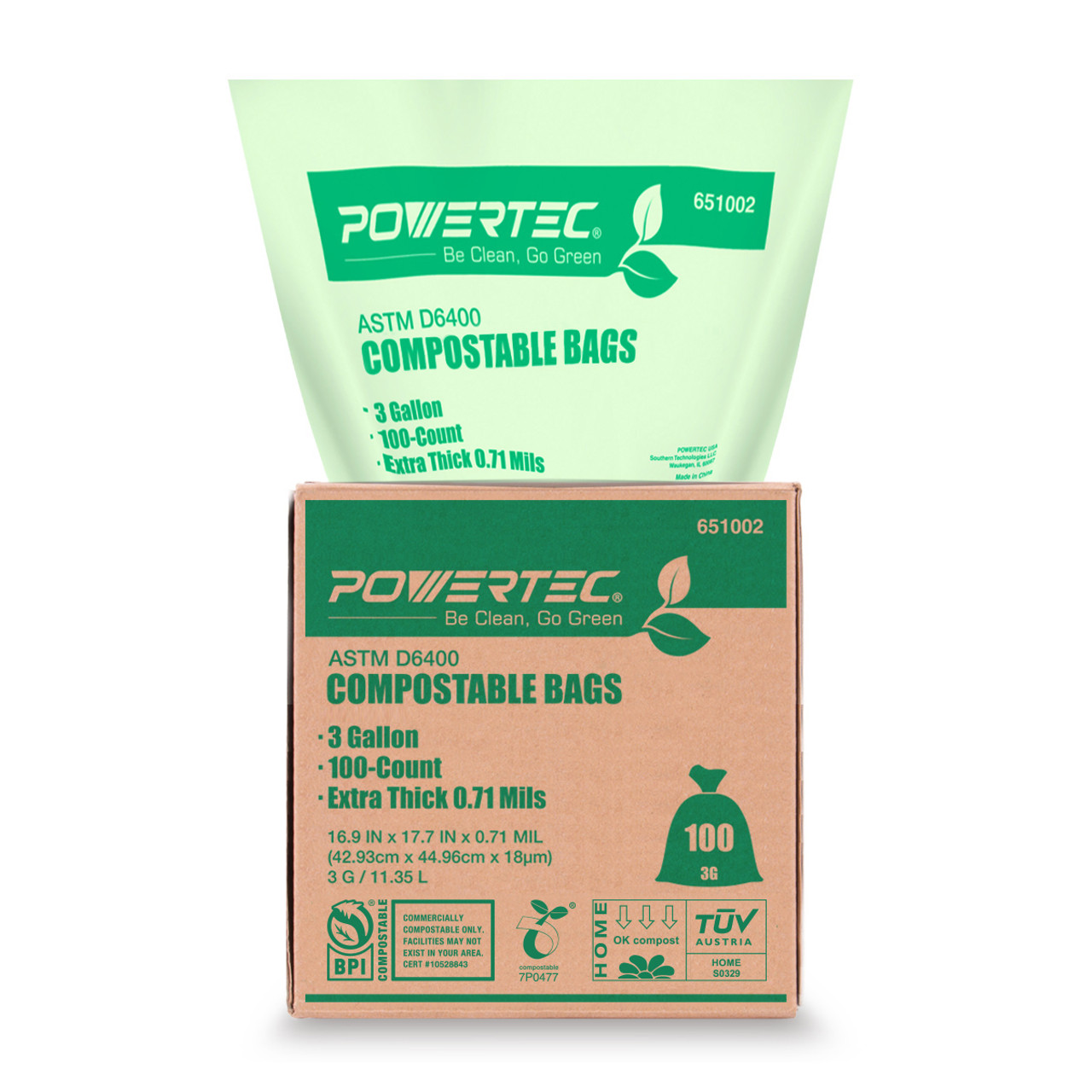 Compostable Grocery Bags - Bharat Compostables