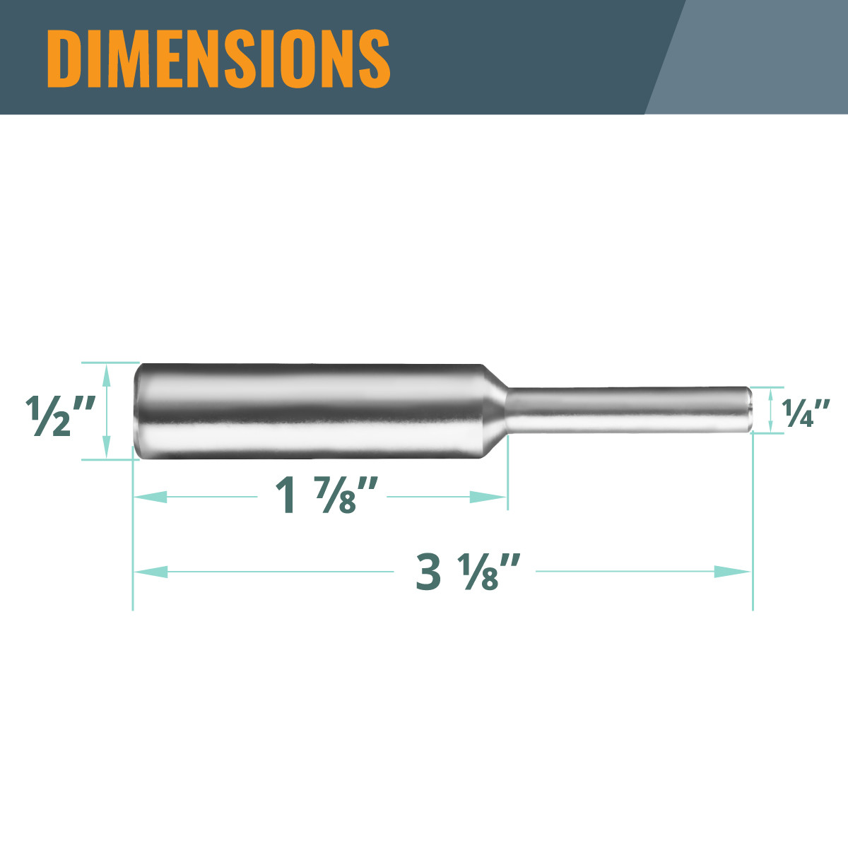 Centering Pin Rake 71833 Router Base Plate Centering Pin and Cone Set with 1/2