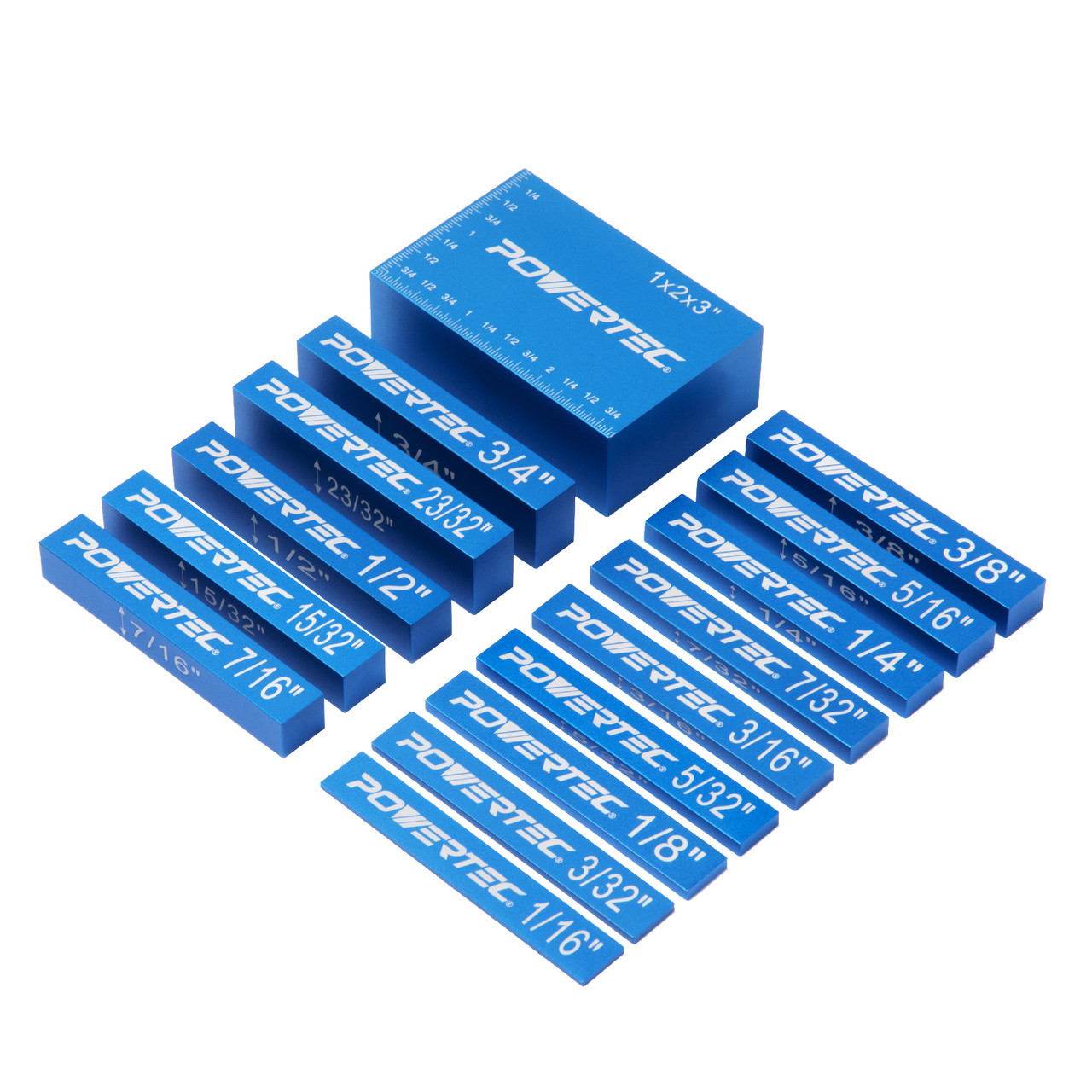 Setup Blocks Height Gauge Set - POWERTEC 71843 Woodworking Tools