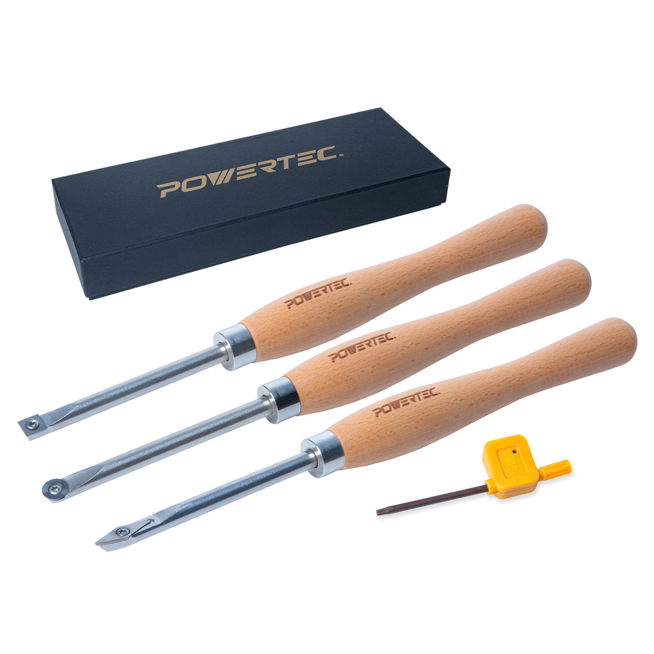 71825 Carbide Tipped Woodturning Tool, 3 Piece Set