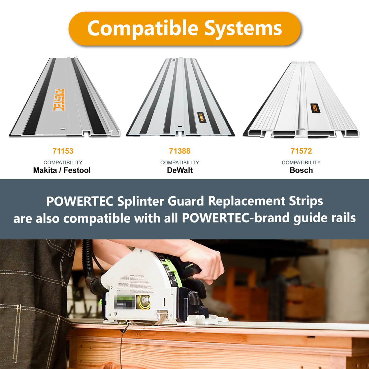 Guide Rail Stops Makita / Stop for Makita Guide Rail System 