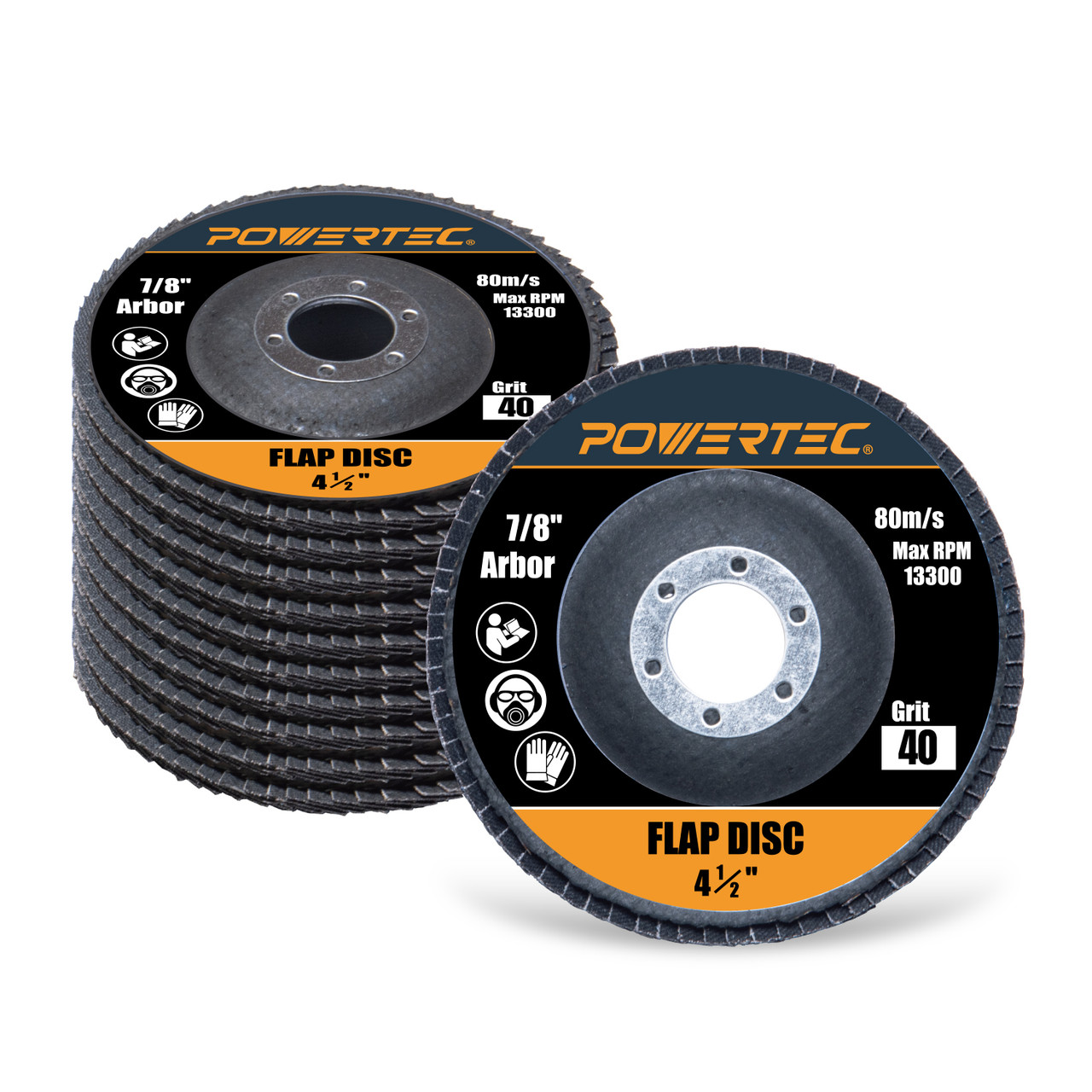 Powertec Nastro Abrasivo In Zirconia 10,2 X 91,4 Cm – Grit 120, Resina Bond, Supporto Y-Weight – Per Metalli E Legno Duro