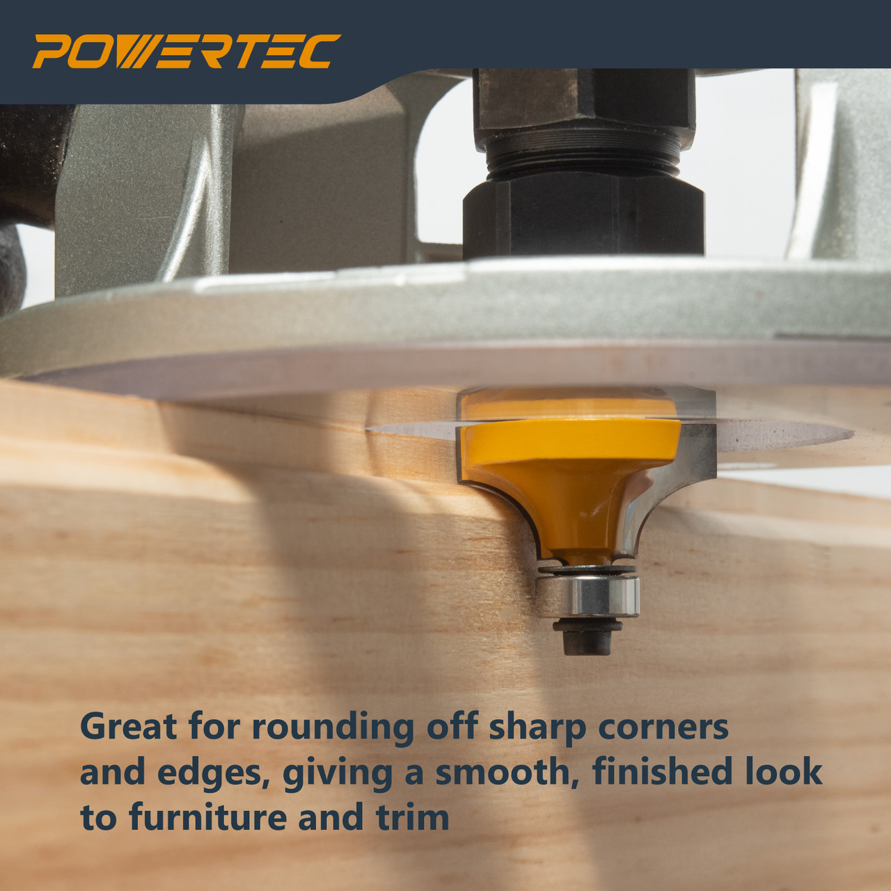 73049 Router Bit, Edge Forming Roundover R3/8