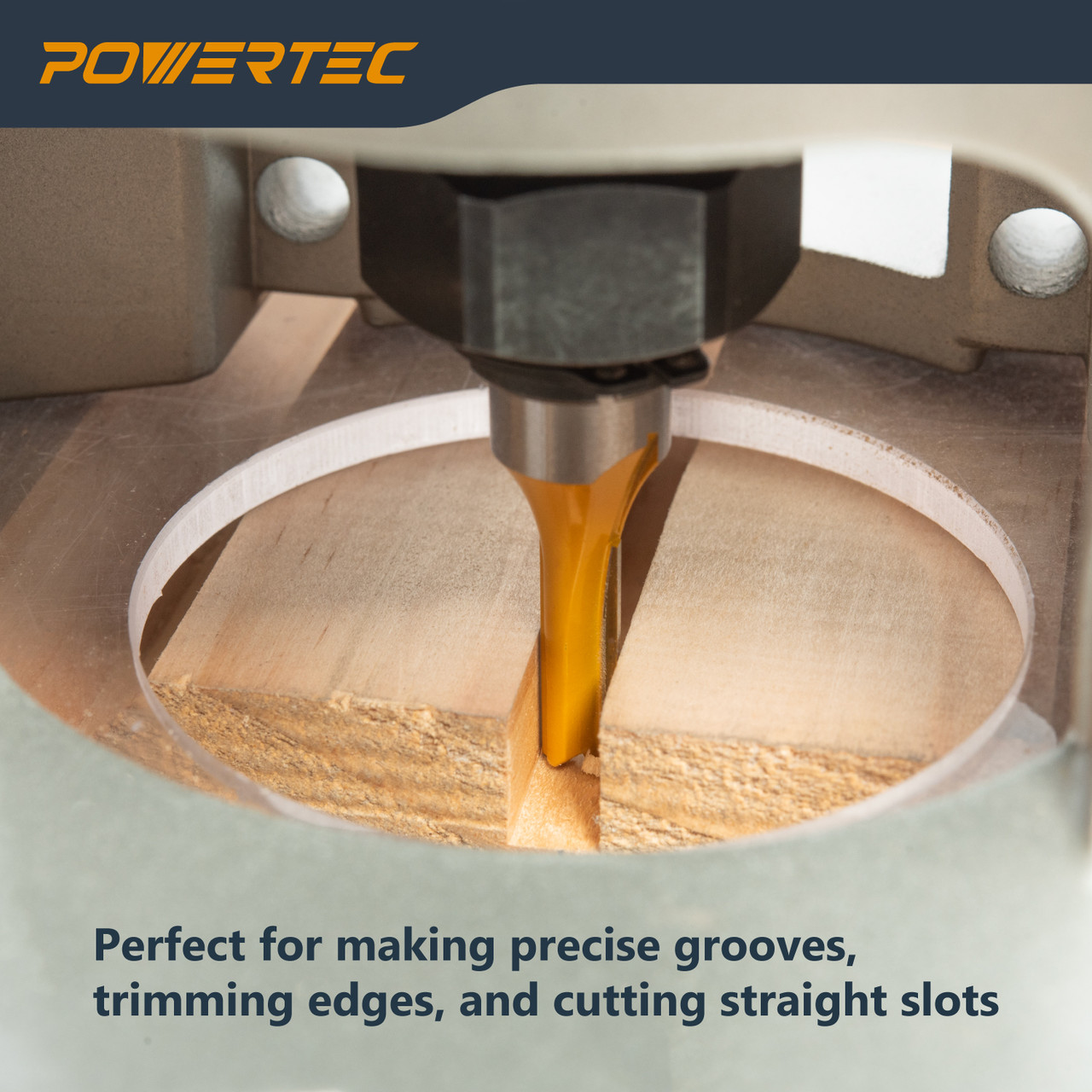 73051 Router Bit, Straight 1/4
