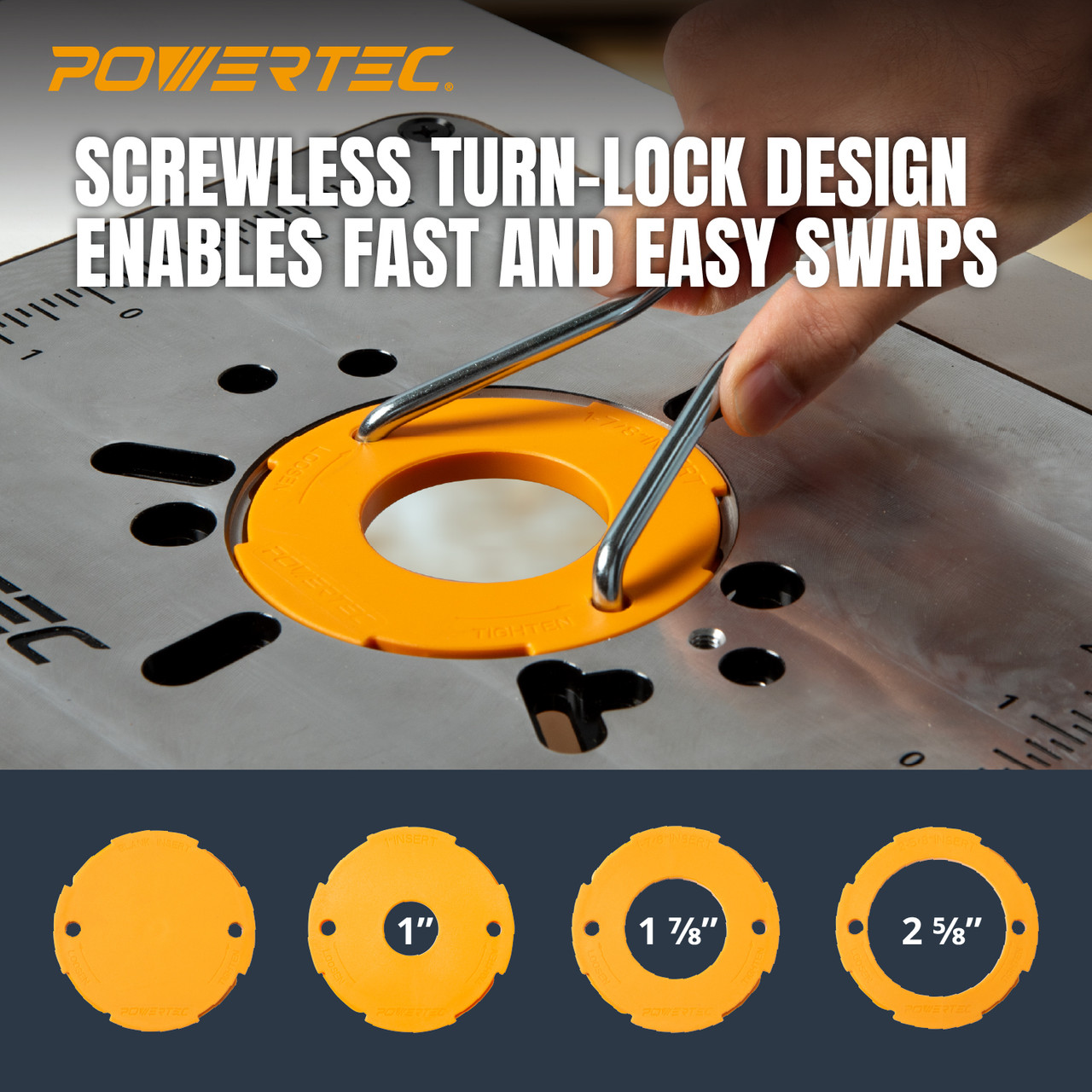 Benchtop Router Table w/Metal Stand - POWERTEC