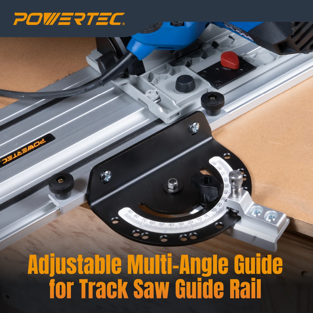 72182 Adjustable Angle Guide for Track Saw Guide Rail