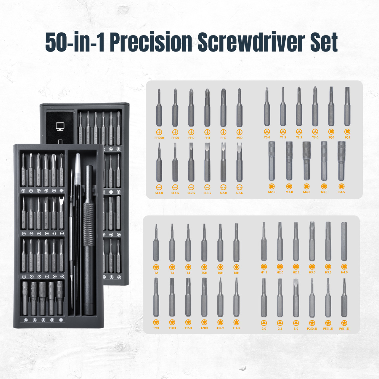 72277 50-in-1 Micro Precision Screwdriver Set